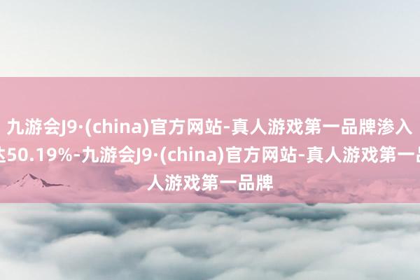 九游会J9·(china)官方网站-真人游戏第一品牌渗入率达50.19%-九游会J9·(china)官方网站-真人游戏第一品牌