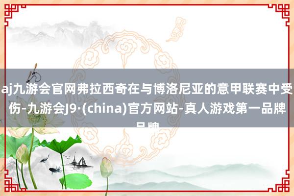 aj九游会官网　　弗拉西奇在与博洛尼亚的意甲联赛中受伤-九游会J9·(china)官方网站-真人游戏第一品牌