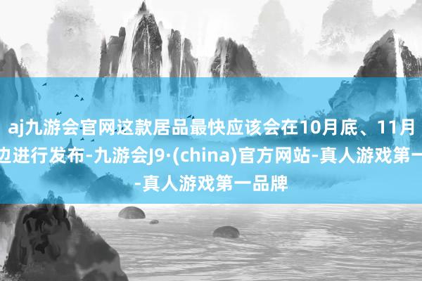 aj九游会官网这款居品最快应该会在10月底、11月初傍边进行发布-九游会J9·(china)官方网站-真人游戏第一品牌