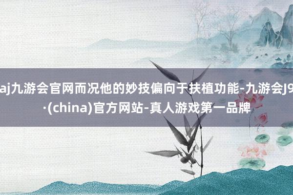 aj九游会官网而况他的妙技偏向于扶植功能-九游会J9·(china)官方网站-真人游戏第一品牌