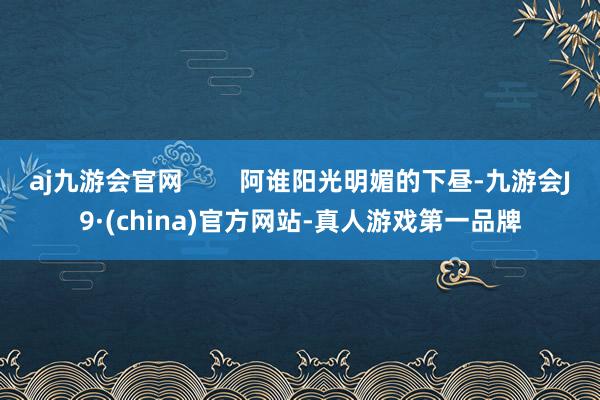 aj九游会官网        阿谁阳光明媚的下昼-九游会J9·(china)官方网站-真人游戏第一品牌