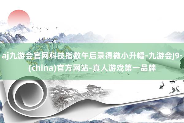 aj九游会官网科技指数午后录得微小升幅-九游会J9·(china)官方网站-真人游戏第一品牌